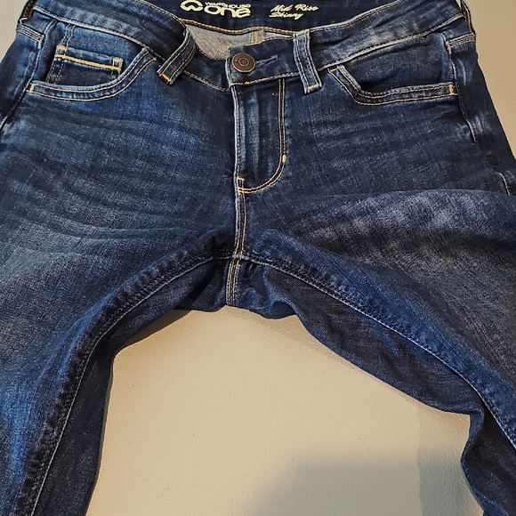 Warehouse Blue 29x32 Mid Rise Skinny Jeans with Modern Stretch Fit - Picture 6 of 8